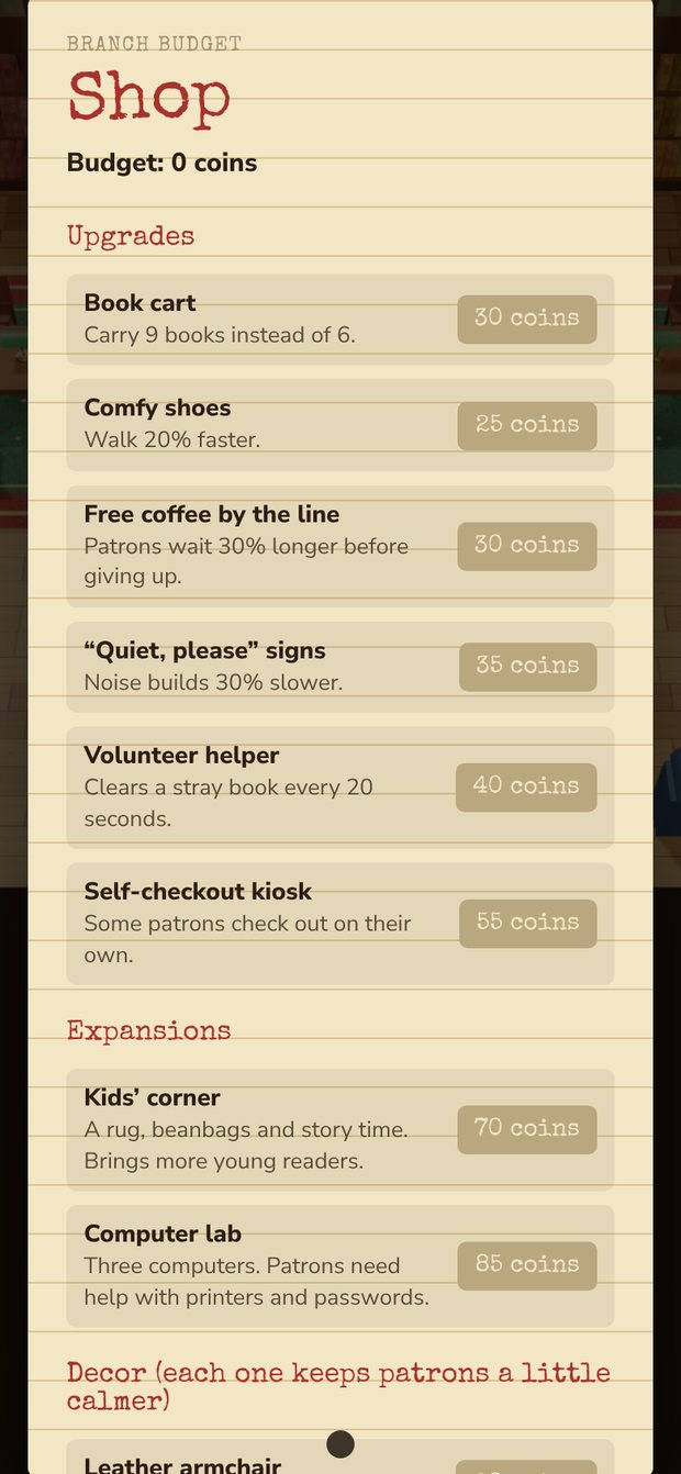 Quiet, Please screenshot 3